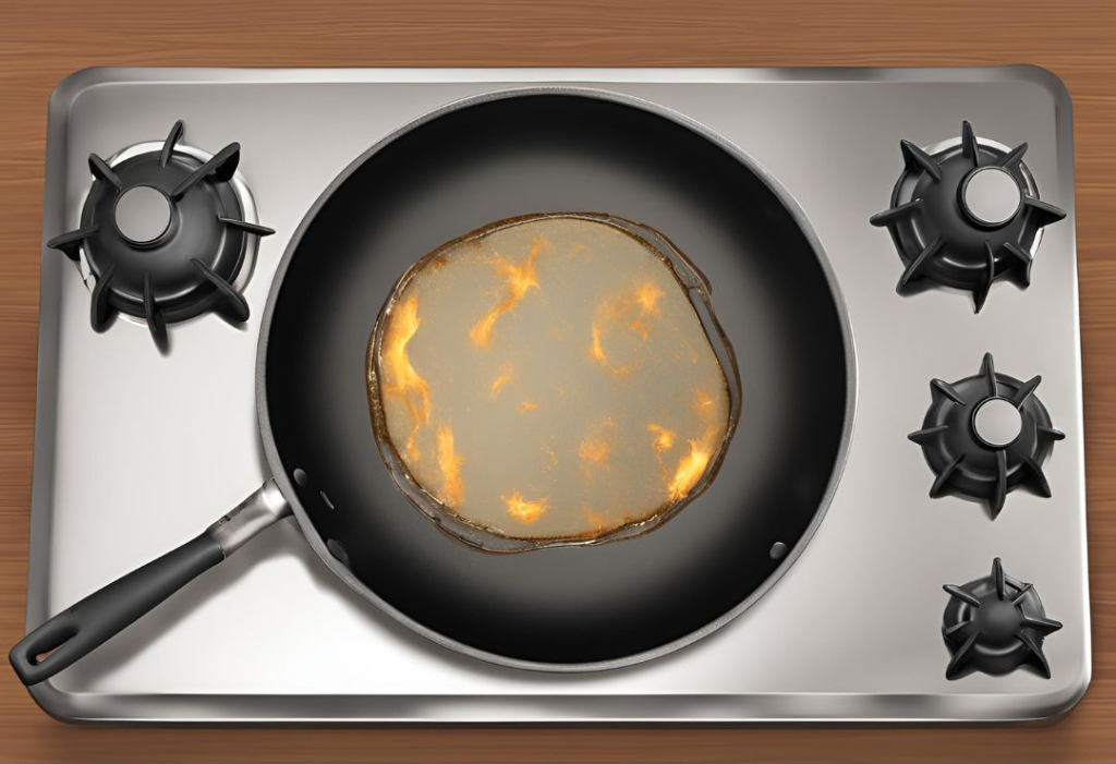 Add avocado oil to a pan