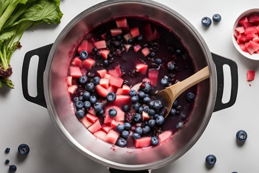 Gathering all the syrup ingredients together