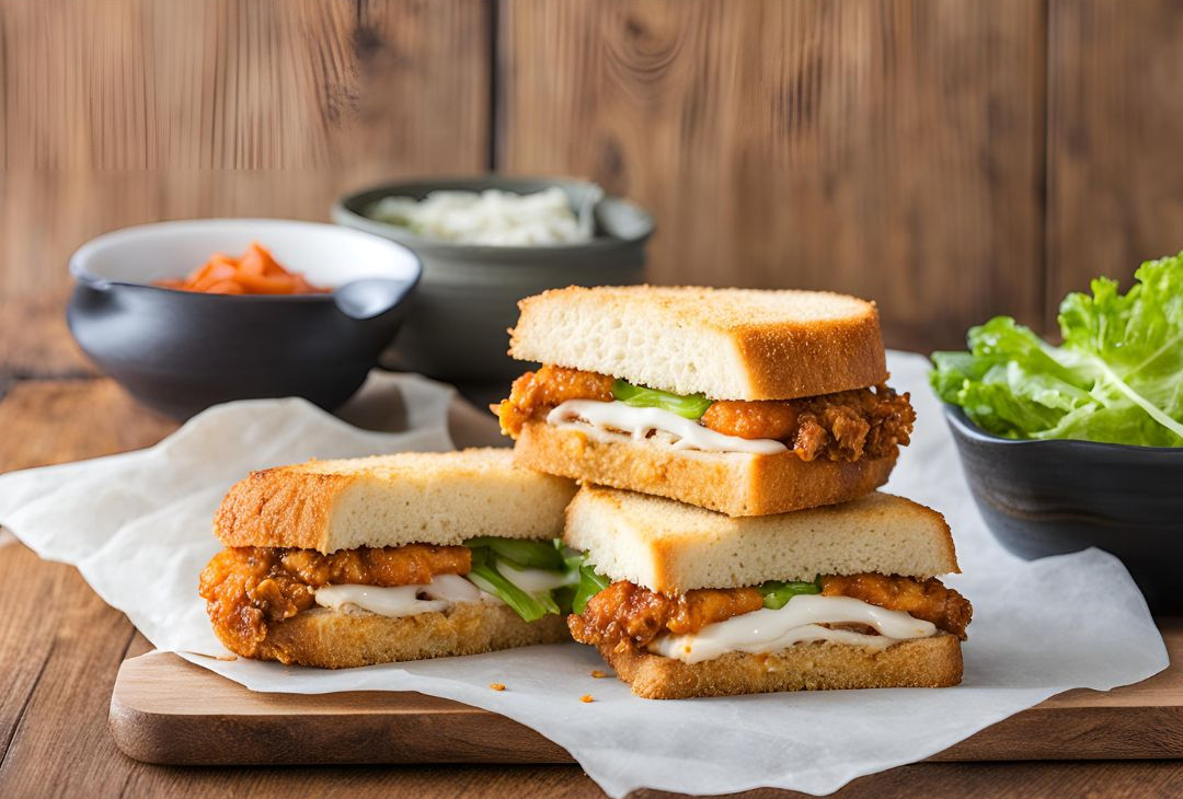 Baked Chicken Katsu Sandwich Recipe