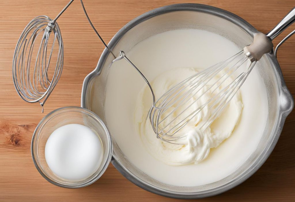 Beat the egg whites