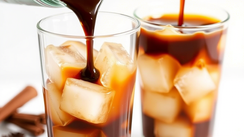 Iced Coffee with Cinnamon and Vanilla Recipe